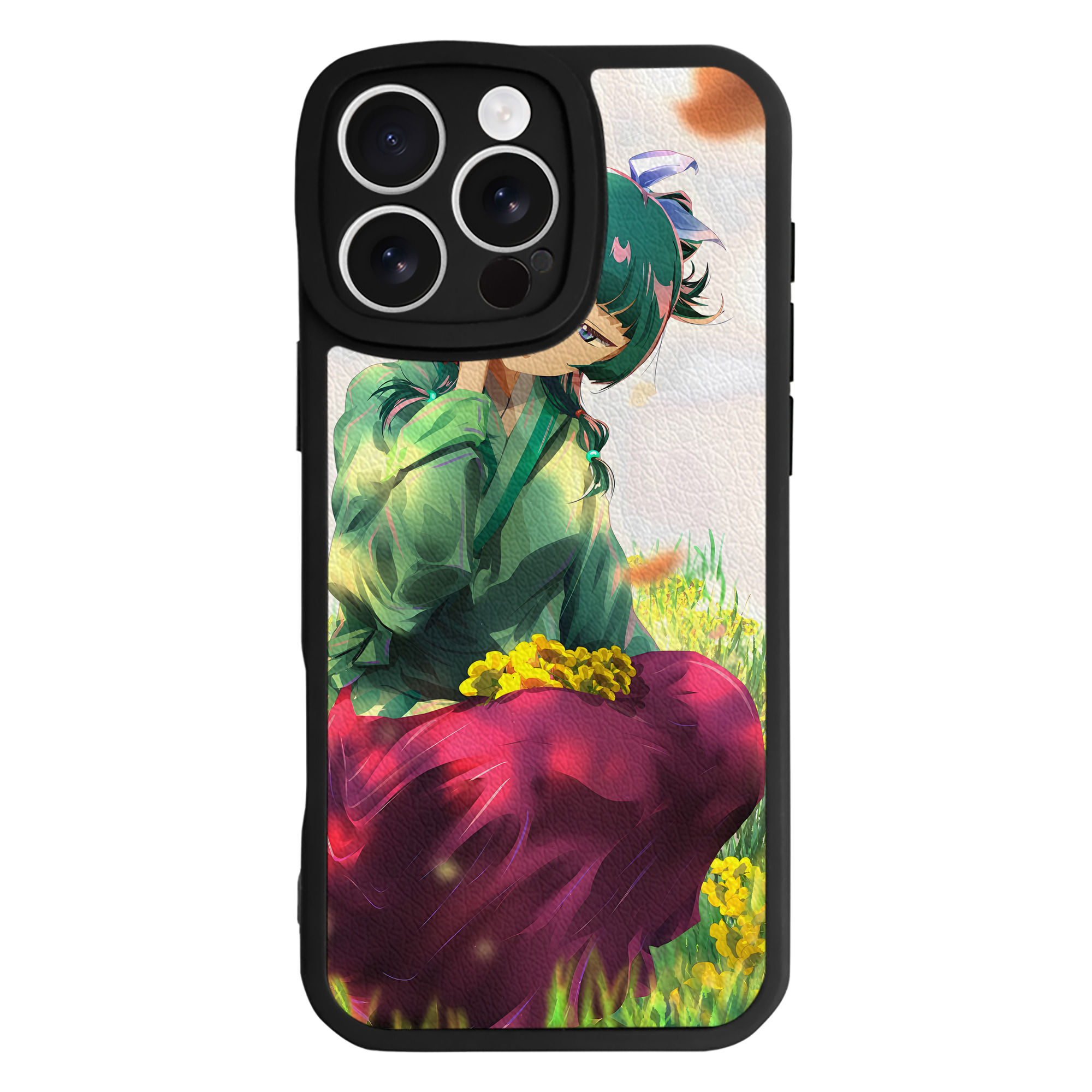 （画像用） 薬屋のひとりごと The Apothecary Diaries 【iPhone 16シリーズ対応】シリコンスマホケース（レザー調） 材質：シリコン